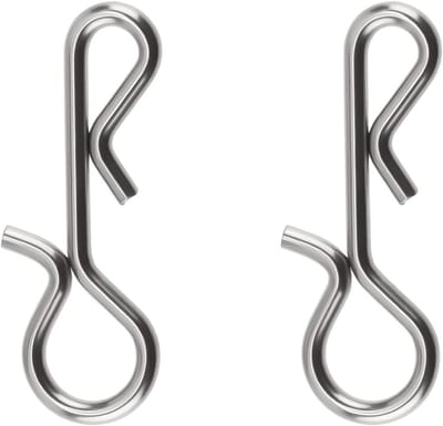 100 Stuks RVS Stinger Clips voor Vissen - Perfect voor Zoutwater, Lure en Karpervisserij