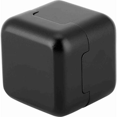 Aluminium Draagbare Mini Keu Tip Krijt Houder Biljart Pool Krijtjes Draagtas (Zwart) gray