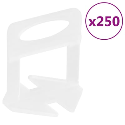 vidaXL - Nivelleerklemmen - voor - tegels - 250 - st - 3 - mm