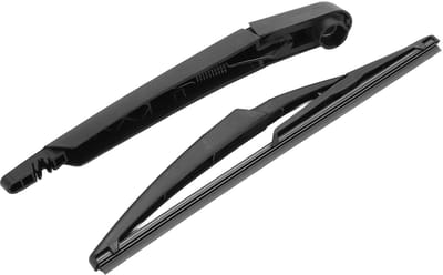 Dailygoods- Ruitenwisserarm Set - Vervanging voor DACIA 2005-2015 - Achterruit - Zwart - ABS/Rubber - OE 287815304R - Wisserbladen