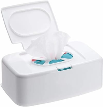 Tissue Dispenser - Servettenhouder Doos - Ruimte Opruimen - Natuurlijk Materiaal - 17x105x6 cm - Wit