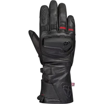 Ixon Pro Miles Zwart Rood Waterdichte Handschoenen - Handschoen