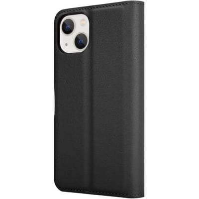 ShieldCase telefoonhoesje geschikt voor Apple iPhone 14 wallet case - zwart - Bookcase hoesje portemonnee - Walletcase flipcase shockproof hoesje pasjeshouder