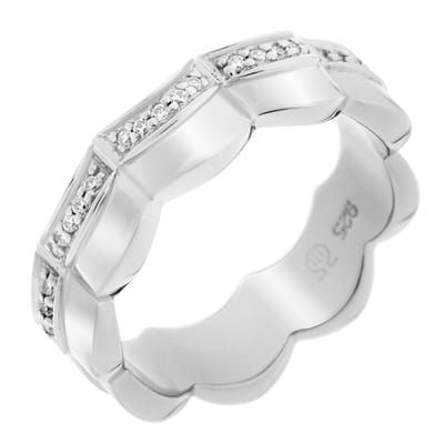 Orphelia Dames 925 Sterling Zilveren Ring - Zilver ZR-7127