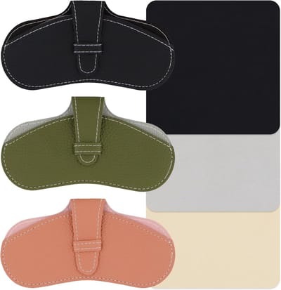 Compacte Zonnebril Etuis - 3 Stuks, Ideaal voor Reizen en Buitenactiviteiten, Draagbare en Slanke Bescherming voor Zonnebrillen en Brillen, Geschikt voor Mannen en Vrouwen
