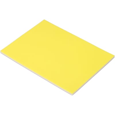 Rubber Stempel Snijblok 20x15x0.5cm Dubbellaags Stempel Snijblok voor Drukken Geel en