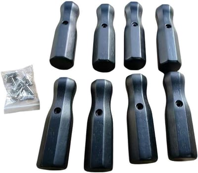 Tafelvoetbal Handvatten - Foosball Handgrepen - Spelverbetering - Antislip Grip - 16 mm Binnendiameter - Zwart