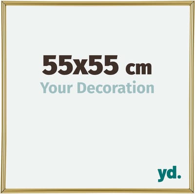 Your Decoration - Fotolijst 55x55 cm - Kunststof - Goud - Annecy