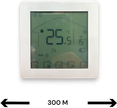 Thermostaat | Wifi | Touchscreen bediening | Inbouwmontage | Programmeerbaar | Tuya Smart Life | Google Home en Alexa | Wit