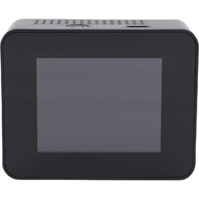 Moniteur de Qualité de l'Air Intérieur 12 Fonctions WiFi Thermomètre Hygromètre WiFi pour Application Tuya Smart avec Écran Couleur 2.8 noir