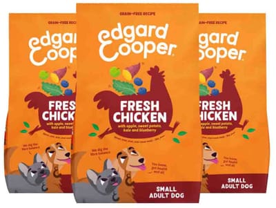 Edgard & Cooper Hondenvoer Droog Adult Small Kip - 3 x 3 kg - Voordeelverpakking