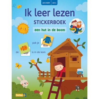 Een Hut In De Boom - Ik Leer Lezen Stickerboek - Juliette Rosenkamp