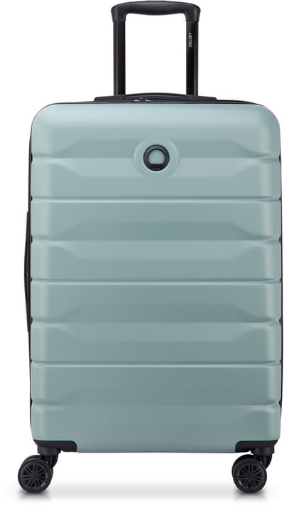 Delsey Air Armour Uitbreidbare Middelgrote Koffer 68 cm – 77L – TSA Slot – 4 Dubbele Wielen – Sage Green