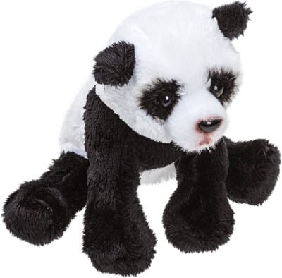 Pluche Panda knuffeldier van 13 cm - Speelgoed dieren knuffels cadeau voor kinderen