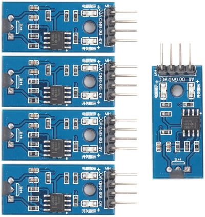 Dailygoody - Schakelaar Hall-sensor - Effect Sensor - Eenvoudige installatie - Magnetische detector - Snelheid tellen - Geschikt voor projecten - Comp...