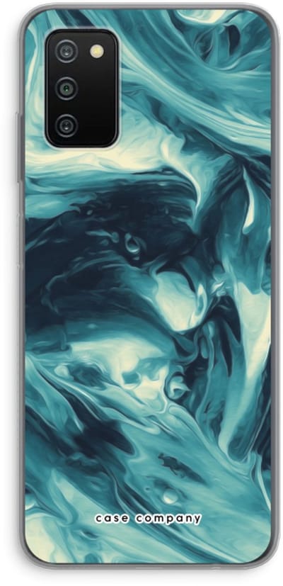 Case Company® - Hoesje geschikt voor Samsung Galaxy A03S hoesje - Dreaming About Whales - Soft Cover Telefoonhoesje - Bescherming aan alle Kanten en Schermrand