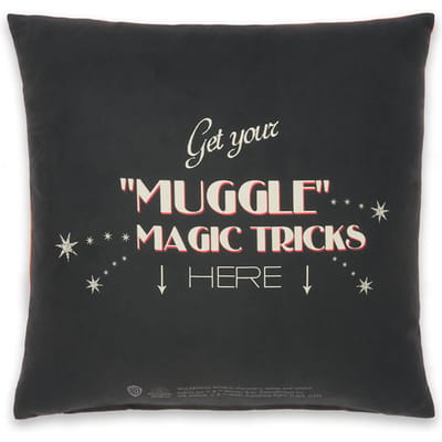 Decorsome x Harry Potter Muggle Magic Square Cushion - 40x40cm - Soft Touch