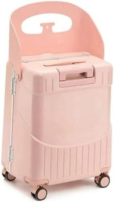 Kinder Koffer - Zitkoffer Rijden - Reizen met kinderen - Ingebouwd zitje - 53 cm - Stijl 2