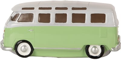 Clayre & Eef Tafellamp Bus 24x10x11 cm Groen Kunststof