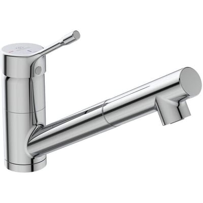 Ideal Standard Ceralook - Keukenkraan met uittrekbare sproeikop, BlueStart, chroom BC294AA