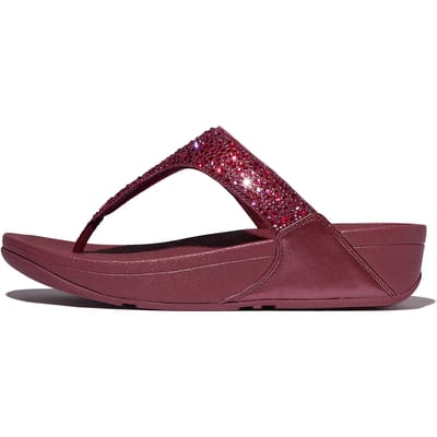 Damessandalen FitFlop Lulu Crystal-Mix Toe-Post