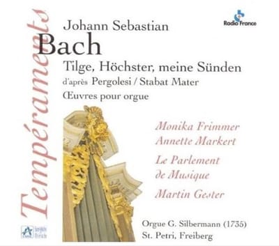 Le Parlement De Musique, Martin Gester - J.S. Bach: Tilge, Höchster, Meine Sünden (CD)