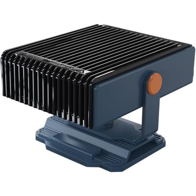 12V Autoverwarming Draagbare autoverwarming Grote kracht Winterontdooier 2 in 1 Verwarming en koeling met blauw
