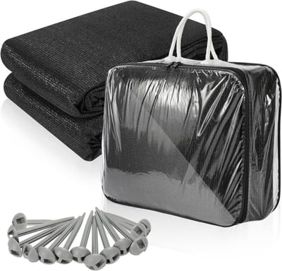 Voortenttapijt met Draagtas en Haringen - Antislip, Ademend en Wasbaar Campingtapijt (250 x 300 cm)