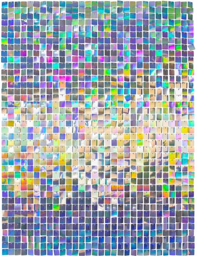 Folat - Backdrop wandpanelen set - iriserend - 30 x 30 cm