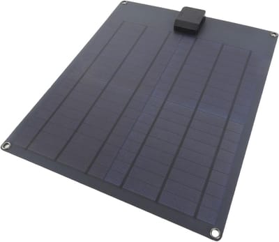 Zonnepaneel Kit - Draagbare Energie - Batterij Opladen - Hoge Conversie - 35W - Zwart
