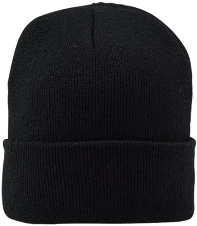 Hidzo Beanie - Muts - Polyester - Zwart - Heren Muts - Dames Muts