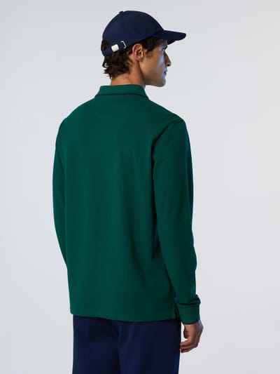 North Sails Polo Shirt Lange mouwen met kraagprint