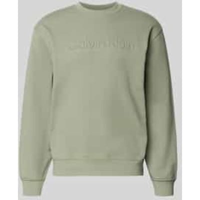 Sweatshirt met ronde hals en logo