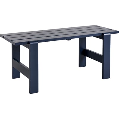 HAY Weekday Tafel - 180 x 66 cm - staalblauw gelakt, op waterbasis