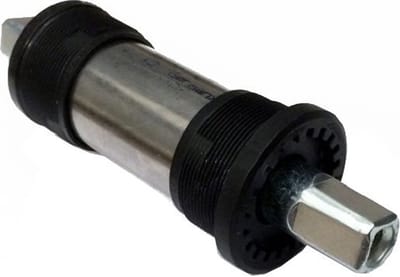Tecora Trapas 123mm BSA - Kunststof Cup - Zwart - Lichtgewicht en Duurzaam