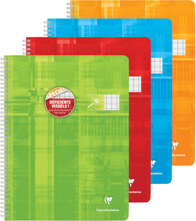 Clairefontaine spiraalnotitieboek 240 x 320 mm, groot gelinieerd