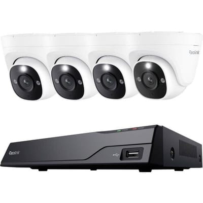 Reolink NVS8-12MD4 IP-Bewakingscameraset LAN 8-kanaals Met 4 cameras 4512 x 2512 Pixel