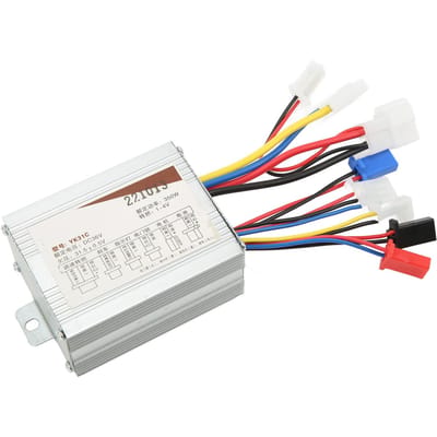 Borstelmotor Snelheidsregelaar 350W Stabiele Gevoelige Regeling Meerdere Beveiligingen Elektrische Fiets Scooter Controller 36V white