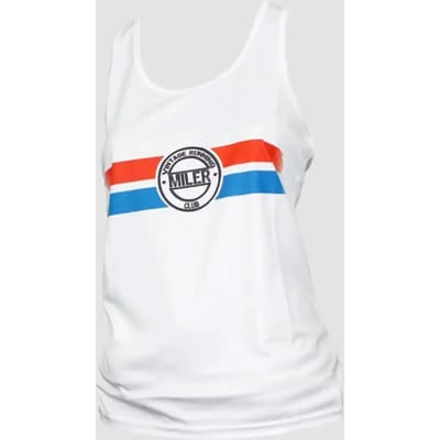Camiseta Tirantes Miler Mujer Roger Tejido Dry Sublimación Blanco - XS