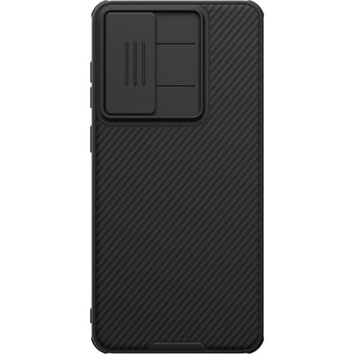Nillkin CamShield Magnetisch Hoesje Geschikt voor Samsung Galaxy S25 Edge - Compatibel met MagSafe / Qi2 - Camera Slider Back Cover - Extra Camera Bescherming - Zwart