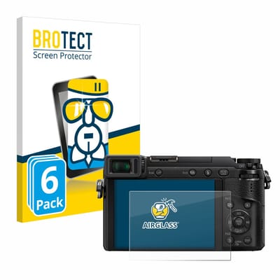 Screenprotector 6 Stuks voor Panasonic Lumix DMC-GX80 Beschermglas transparant