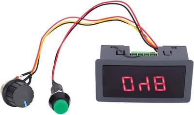 Digitale PWM DC Motorregelaar voor 6V, 12V en 24V - Stapsgewijze Snelheidsregeling en Motorbeheer