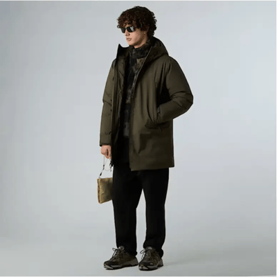 The North Face Range Donsparka Heren (Maat - L, Kleur - New taupe green)
