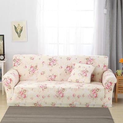 Hoezen Sofa Bloemenpatroon Cove Strakke Wikkel All-Inclusive Slip-Resistant Sectionele Elastische Volledige Sofa three seat sofa