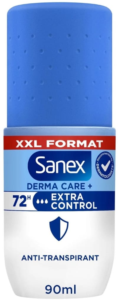 Sanex Deo roll-on - 90ml - derma care - extra control