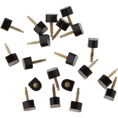 10 paires de chaussures à talons hauts, bricolage, conseils de réparation, remplacement de chaussures, clou fin 9mm Thin nail 9mm noir