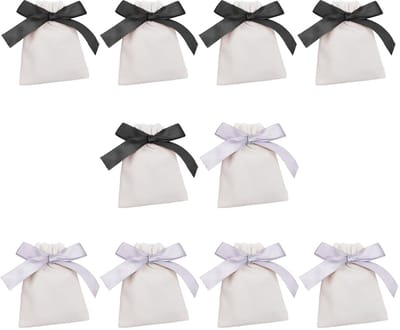 Dailygoods- Fluwelen Zakken 10 Stuks - Geschenkzakken - Sieraden Zakjes - Snoep Zakken - Huwelijksfeest Cadeauzakjes - Duurzaam Flanel 12x10cm - Geschenktas