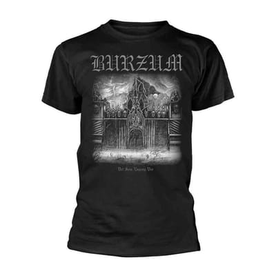 Burzum Unisex Tshirt -S- DET SOM ENGANG VAR 2013 Zwart