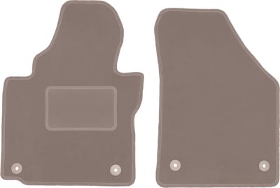 Beige voormatten voor: Volkswagen Touran I minivan (2004-2010)