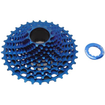 Fiets Cassette 12 Speed 34T Geruisloos Hol Ontwerp Hoge Sterkte Staal Fiets Vliegwiel voor Fiets Accessoire Vervanging blauw